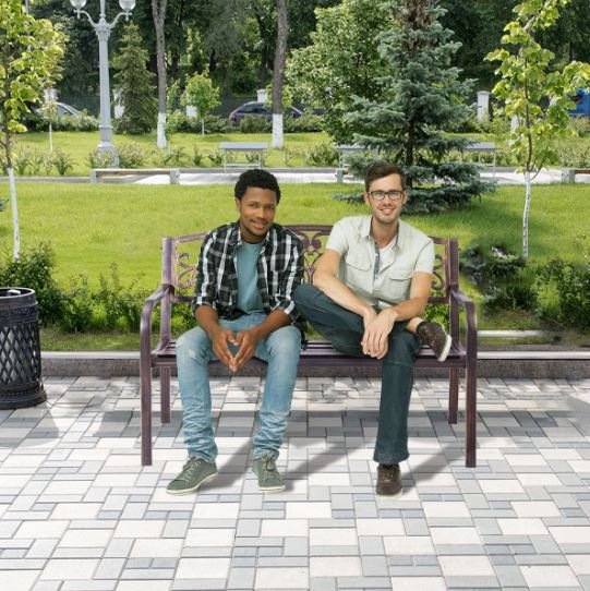 Metal Garden Bench with Pretty Openwork Pattern