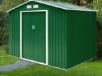 Metal Garden Shed Tool Storage 213x127x185 Green