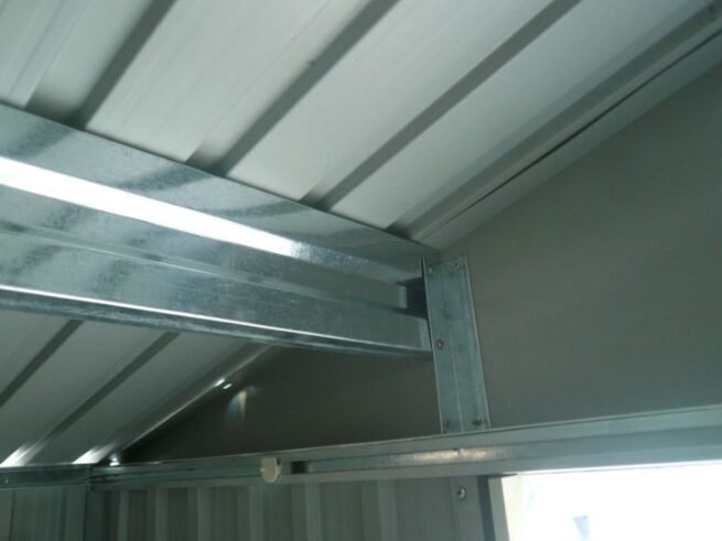 Metal Garden Shed Tool Storage 213x127x185 Green