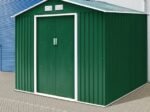 Metal Garden Shed Tool Storage 213x127x185 Green