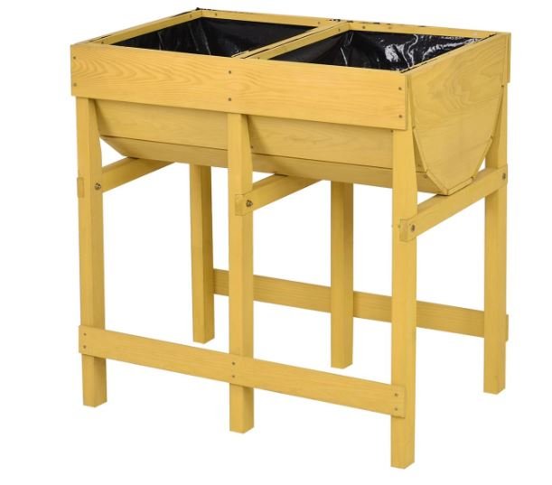 Garden Tray Wooden Planter Flower Pot