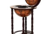 Genuine Wooden Globe Wine Rack/Cabinet Storage 16th Century Italian