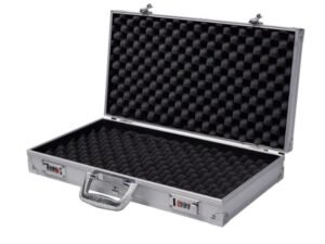 Rigid Aluminum Pistol Case Handgun Storage