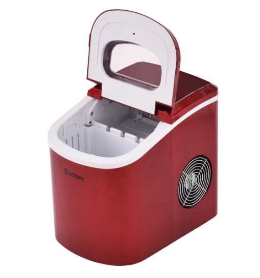 Ice Cube Maker Machine 2.2L Tank 12kg Ice/24h 2 Ice Sizes