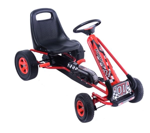 Children's Pedal Go-Kart Karting Bike Vehicle Red