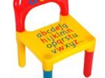 Children's Table and 2 Chairs Plastic Alphabet Printed