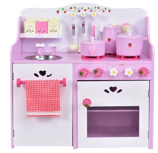 Wooden Children's Kitchen Toy Role Play