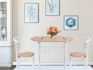 Kitchen Dining Table and 2 Chairs Set