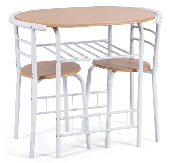 Kitchen Dining Table and 2 Chairs Set