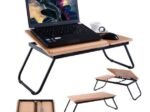 Laptop Riser Overbed Table Adjustable Foldable Stand