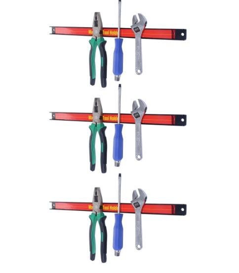 Magnetic Tool Holder 3x 45.72cm (18") Wall Rail