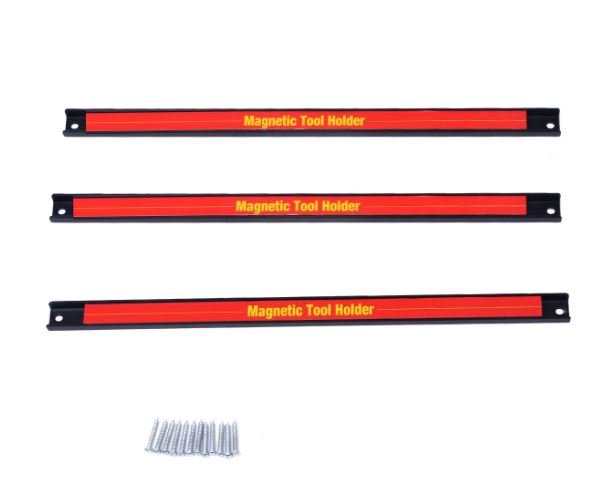 Magnetic Tool Holder 3x 45.72cm (18") Wall Rail