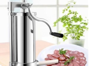 Stainless Steel Sausage Stuffer Maker 4 Different Tubes