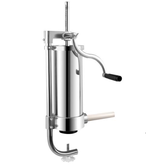 Stainless Steel Sausage Stuffer Maker 4 Different Tubes