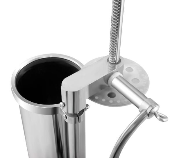 Stainless Steel Sausage Stuffer Maker 4 Different Tubes