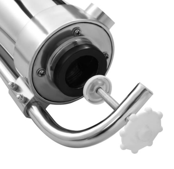 Stainless Steel Sausage Stuffer Maker 4 Different Tubes