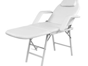 3 Zone Folding Massage Table Cosmetic SPA Bed White
