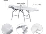 3 Zone Folding Massage Table Cosmetic SPA Bed White