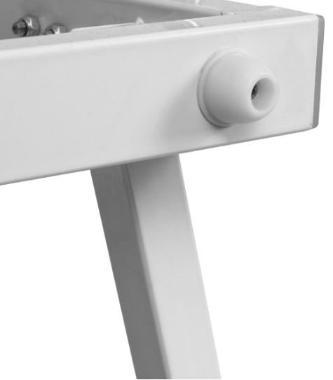 3 Zone Folding Massage Table Cosmetic SPA Bed White