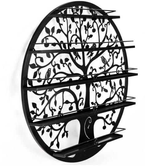 Nail Polish Display Racks Wall Mounted Shelf