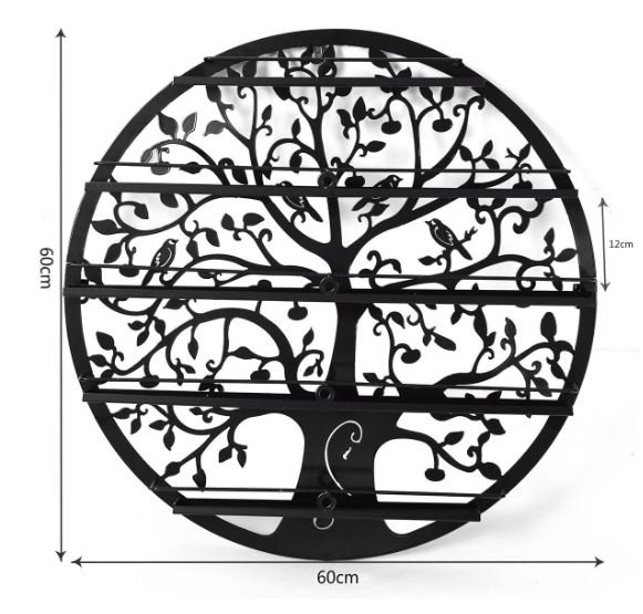 Nail Polish Display Racks Wall Mounted Shelf