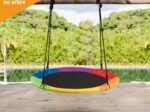 Round Bird Nest Swing for Garden Outdoor Multicolor Swings