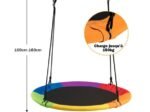 Round Bird Nest Swing for Garden Outdoor Multicolor Swings