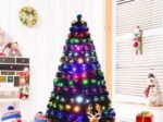 Artificial Christmas Tree 180cm Multicolor LED Lights
