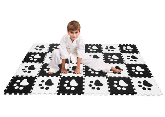 Children's Foam Play Mat 24 pcs Footprint