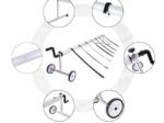 Lightweight Removable Pool Cover Reel Stainless Steel Aluminum