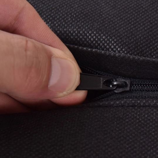 Cube Footrest Stool Pouf Footstool PU Seat Red