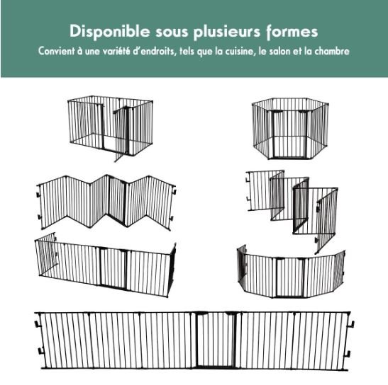 Safety Fence Steel Fireplace Protection