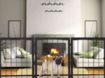 Collapsible Pet Safety Gate Dog Barrier