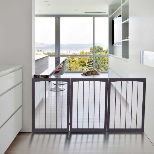 Collapsible Pet Safety Gate Dog Barrier