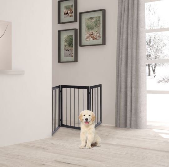 Collapsible Pet Safety Gate Dog Barrier