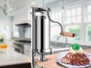 GOPLUS Sausage Stuffer Stainless Steel 1.5L 4 Tubes