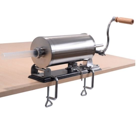 Stainless Steel Sausage Machine Stuffer Maker 4 Different Tubes