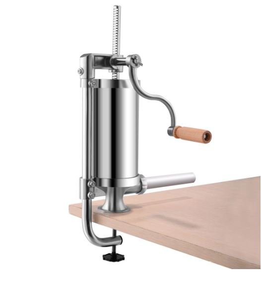 GOPLUS Sausage Stuffer Stainless Steel 1.5L 4 Tubes