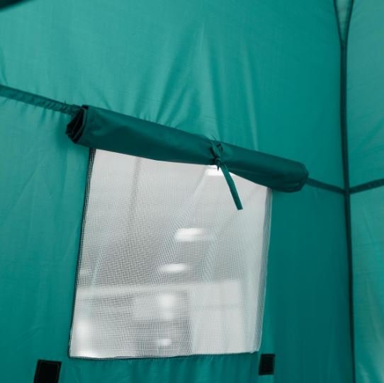 Shower Toilet Tent Portable&Foldable Green 120 x 120 x 190 cm