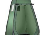 Shower Toilet Tent Portable&Foldable Green 120 x 120 x 190 cm