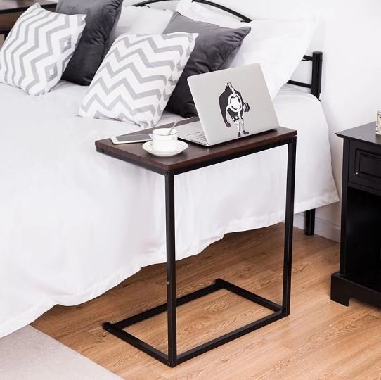 Side Coffee Table Fixed End U-shaped