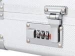 Lockable Silver Aluminum Alloy Case for Storage&Carrying