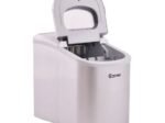 Silver Ice Cube Maker Machine 2.2L Tank 12kg Ice/24h with 2 Ice Sizes