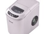 Silver Ice Cube Maker Machine 2.2L Tank 12kg Ice/24h with 2 Ice Sizes