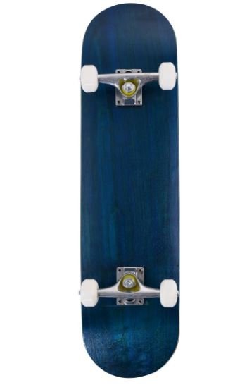 7 Layers Maple Wood Skateboard Blue Color