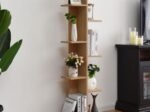 Storage Shelf 8 Tier Staggered Bookcase