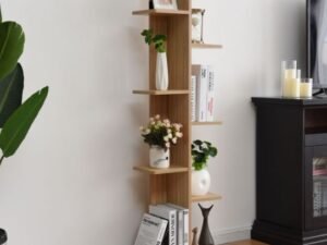 Storage Shelf 8 Tier Staggered Bookcase