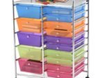 Storage Tower with 15 Removable Drawers Trolley