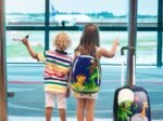 Children's Suitcase + Backpack Baggage Trolley