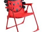 Ladybug Children Outdoor Table and 2 Folding Chairs Parasol